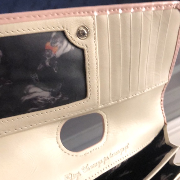 [Ted Baker] Jeweled Kiss Clasp Bobble Matinee Long Wallet in Light Pink - Picture 12 of 14